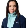 Columbia womens Sequoia Grove Half Zip Fleece(Collegiate Navy/Spray)