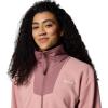 Columbia womens Sequoia Grove Half Zip Fleece(Eraser Pink/Fig)