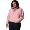 Columbia womens Sequoia Grove Half Zip Fleece(Eraser Pink/Fig)