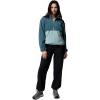 Columbia womens Sequoia Grove Half Zip Fleece(Everblue  Crushed Blue)