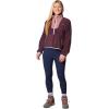 Columbia womens Sequoia Grove Half Zip Fleece(Moonvista/Fig/Pink Dawn)
