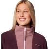 Columbia womens Sequoia Grove Half Zip Fleece(Moonvista/Fig/Pink Dawn)