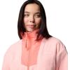 Columbia womens Sequoia Grove Half Zip Fleece(Pink Sand/Alpenglow)