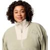 Columbia womens Sequoia Grove Half Zip Fleece(Safari/Dark Stone)