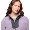 Columbia womens Sequoia Grove Half Zip Fleece(Shale Purple/Shark/Shark)