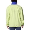 Columbia womens Sequoia Grove Half Zip Fleece(Spring Yellow/Clematis Blue/Collegiate Navy)