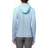Columbia womens Tidal Deflector Zero Hoodie(Vivid Blue Gradient)