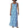 Columbia Freezer Maxi Dress(Blue Macaw Swirlscape)