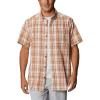 Columbia Men’s Rapid Rivers II Short Sleeve Shirt(Ancient Fossil Multi Plaid)