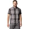 Columbia Men’s Rapid Rivers II Short Sleeve Shirt(City Grey Multi Plaid)