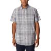 Columbia Men’s Rapid Rivers II Short Sleeve Shirt(Columbia Grey Plaid)