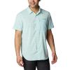 Electric Turquoise Wave Crest Stripe