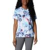 Columbia Women’s Standard Fork Stream Short Sleeve Tee(Vista Blue/Wisterian)