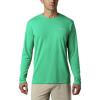 Columbia mens Pfg Zero Rules Long Sleeve Shirt(Dark Lime)