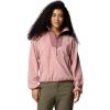 Columbia womens Sequoia Grove Half Zip Fleece(Eraser Pink/Fig)