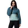 Columbia womens Sequoia Grove Half Zip Fleece(Everblue/Crushed Blue)