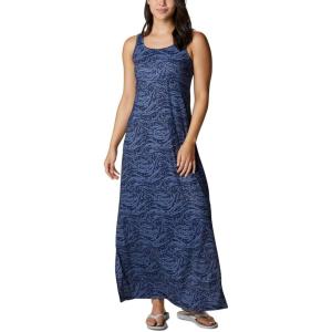 Columbia Freezer Maxi Dress(Collegiate Navy Swirlscape)