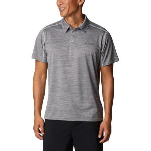 Columbia Mens Alpine Chill Zero Polo(Columbia Grey Heather)