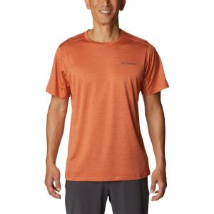 Columbia Mens Alpine Chill Zero Short Sleeve Crew(Desert Orange Heather)