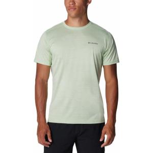 Columbia Mens Alpine Chill Zero Short Sleeve Crew(Sage Leaf Heather)
