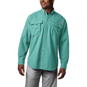 Columbia Mens Bahama Ii Long Sleeve Shirt(Gulf Stream)