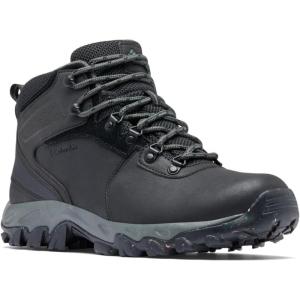 Columbia Men’s Newton Ridge Plus II Waterproof Hiking Boots(Black/Grill)