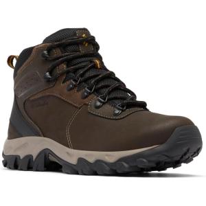 Columbia Men’s Newton Ridge Plus II Waterproof Hiking Boots(Cordovan/Squash)