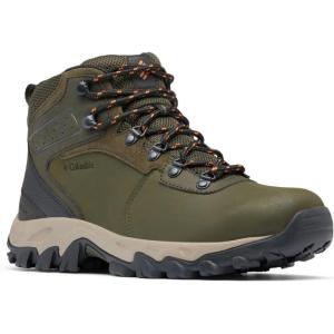 Columbia Men’s Newton Ridge Plus II Waterproof Hiking Boots(Deep Olive/Desert Sun)