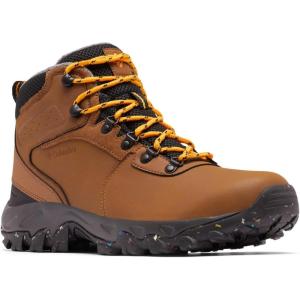 Columbia Men’s Newton Ridge Plus II Waterproof Hiking Boots(Light Brown  Black)