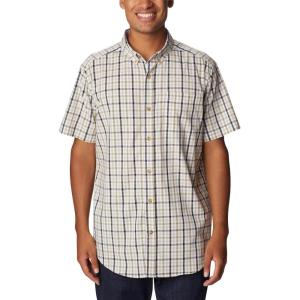 Columbia Men’s Rapid Rivers II Short Sleeve Shirt(Ancient Fossil Multi Gingham)