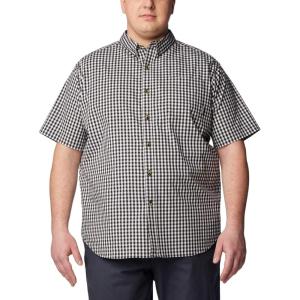 Columbia Men’s Rapid Rivers II Short Sleeve Shirt(Black Gingham)