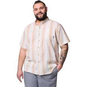 Columbia Men’s Rapid Rivers II Short Sleeve Shirt(Dark Stone Wide Stripe)