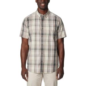 Columbia Men’s Rapid Rivers II Short Sleeve Shirt(Flint Grey Multi Plaid)