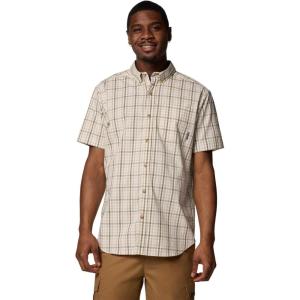 Columbia Men’s Rapid Rivers II Short Sleeve Shirt(Safari Multi Gingham)