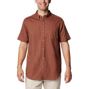 Columbia Men’s Rapid Rivers II Short Sleeve Shirt(Spice Oxford)