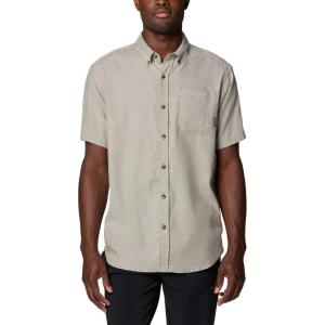 Columbia Men’s Rapid Rivers II Short Sleeve Shirt(Stone Green Oxford)