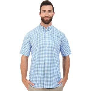 Columbia Men’s Rapid Rivers II Short Sleeve Shirt(Super Blue Small Plaid)