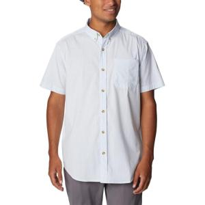 Columbia Men’s Rapid Rivers II Short Sleeve Shirt(White Stripe)