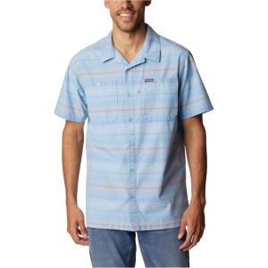 Columbia Mens Scenic Ridge Short Sleeve(Jet Stream Stripe)