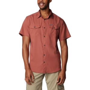 Columbia Men’s Utilizer Ii Solid Short Sleeve Shirt(Auburn)