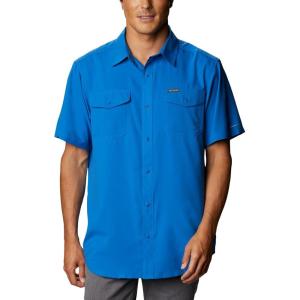 Columbia Men’s Utilizer Ii Solid Short Sleeve Shirt(Azure Blue)
