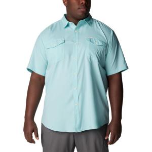 Columbia Men’s Utilizer Ii Solid Short Sleeve Shirt(Spray)