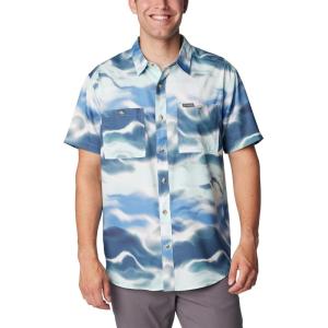 Columbia Mens Utilizer Printed Woven Short Sleeve(Skyler Undercurrent)