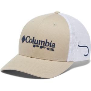 Columbia Unisex Adult PFG Logo Mesh Ball Cap(Ancient Fossil/Carbon)