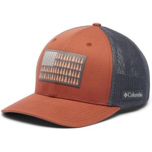 Columbia Unisex Adult PFG Logo Mesh Ball Cap(Auburn/City Grey)