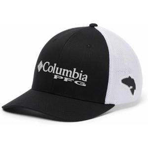 Columbia Unisex Adult PFG Logo Mesh Ball Cap(Black)