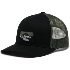 Columbia Unisex Adult PFG Logo Mesh Ball Cap(Black Peak2river)