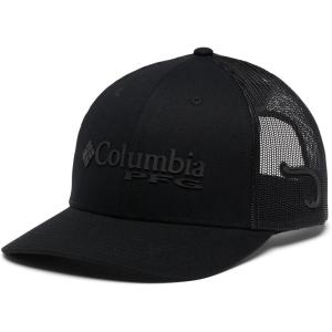 Columbia Unisex Adult PFG Logo Mesh Ball Cap(Black/Hook)