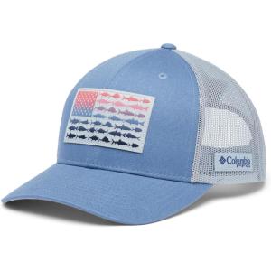Columbia Unisex Adult PFG Logo Mesh Ball Cap(Bluestone  Cool Grey)