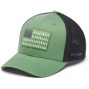 Columbia Unisex Adult PFG Logo Mesh Ball Cap(Canteen/Black)